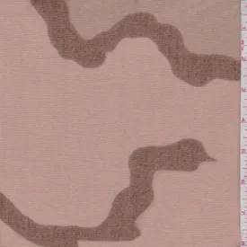 2 5/8 YD PC-Beige/Sage/Brown Camo Nylon Canvas Fabric