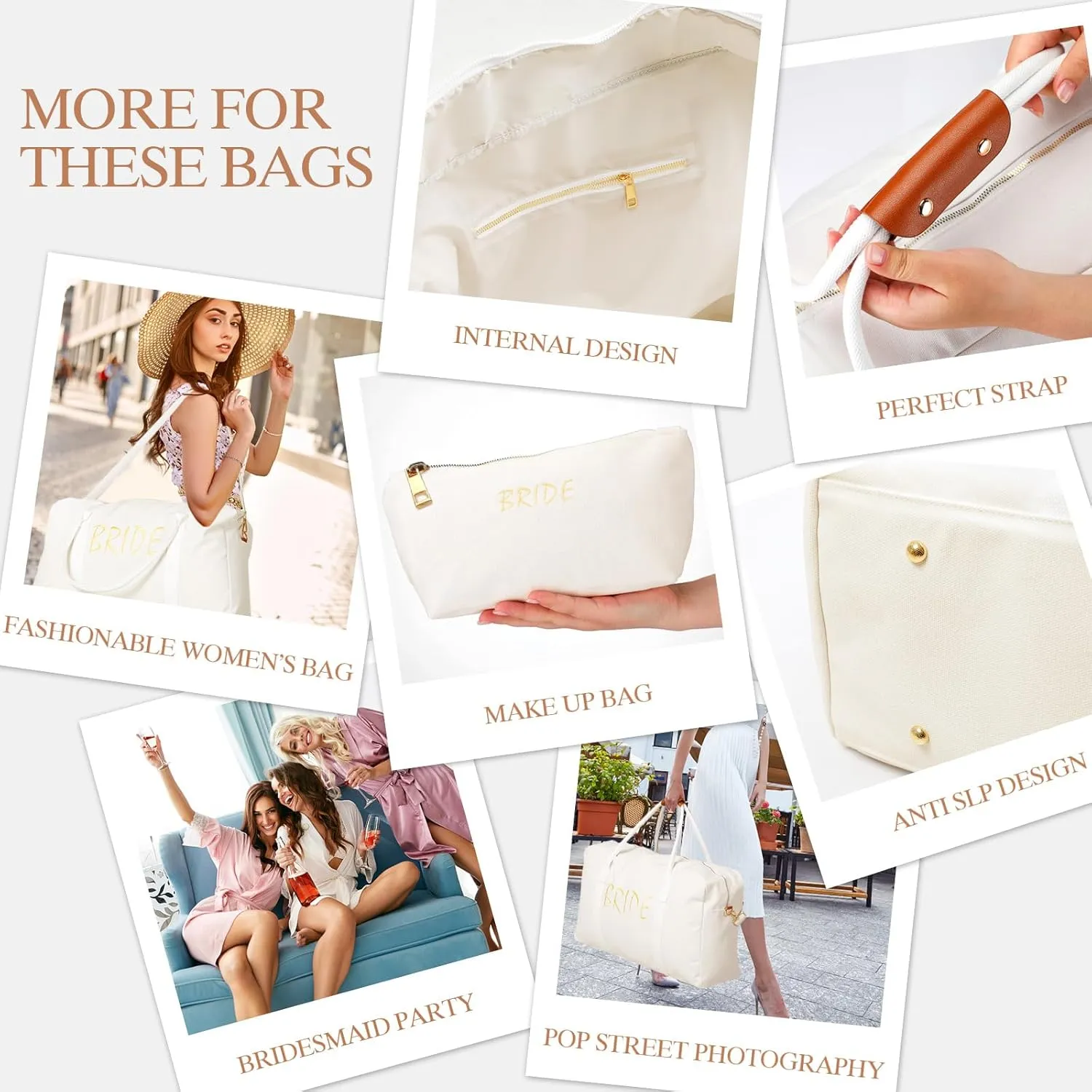 2 Pcs Wedding Weekender Bag for Women Bridal Shower Gifts Bride Travel with Shoe Compartment Shoulder Bride Bag with Chenille Letter Patch Makeup Gift for Wedding Engagement Honeymoon