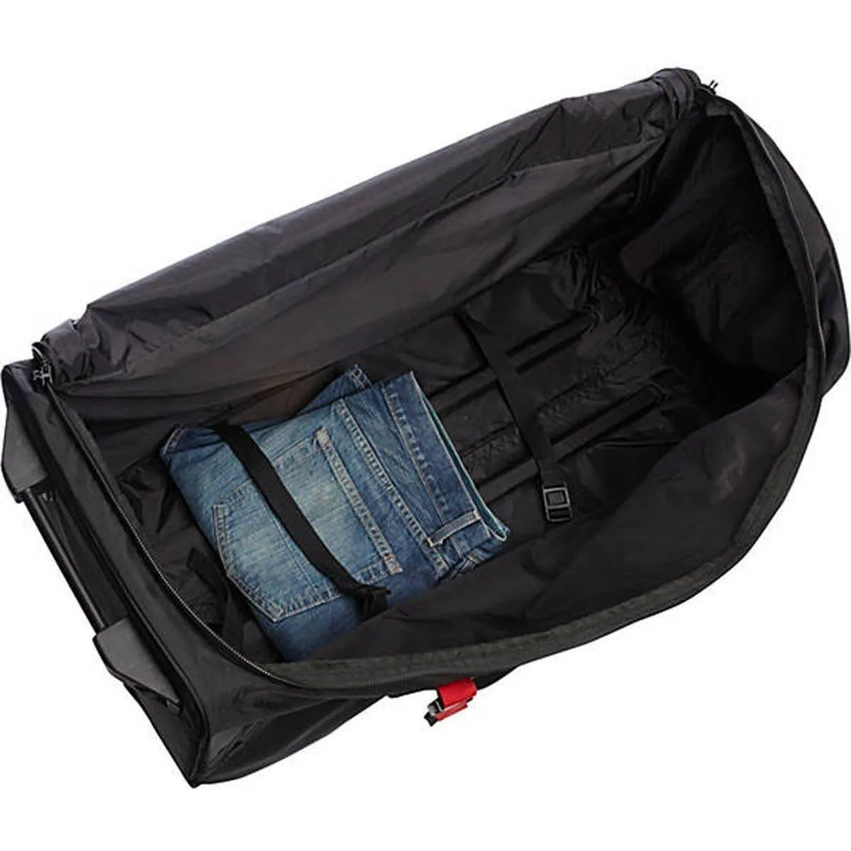 A. Saks Expandable Large 31” Wheeled Trolley Duffel