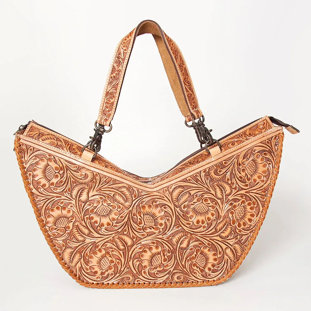 ADBG831A American Darling Hand Tooled Genuine Leather Women Bag Western Handbag Purse