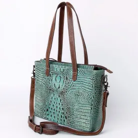 ADBG964 American Darling Crocodile Embossed Genuine Leather Women Bag Western Handbag Purse
