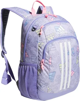 adidas Creator Comfortable and Durable Small Athletic Bag or Laptop Backpack for Women and Men, Adi Comp Silver Violet/Light Purple/Pink Spark, One Size