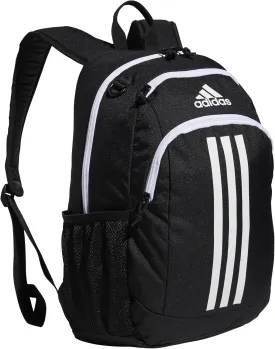 adidas Creator Comfortable and Durable Small Athletic Bag or Laptop Backpack for Women and Men, Black/White, One Size