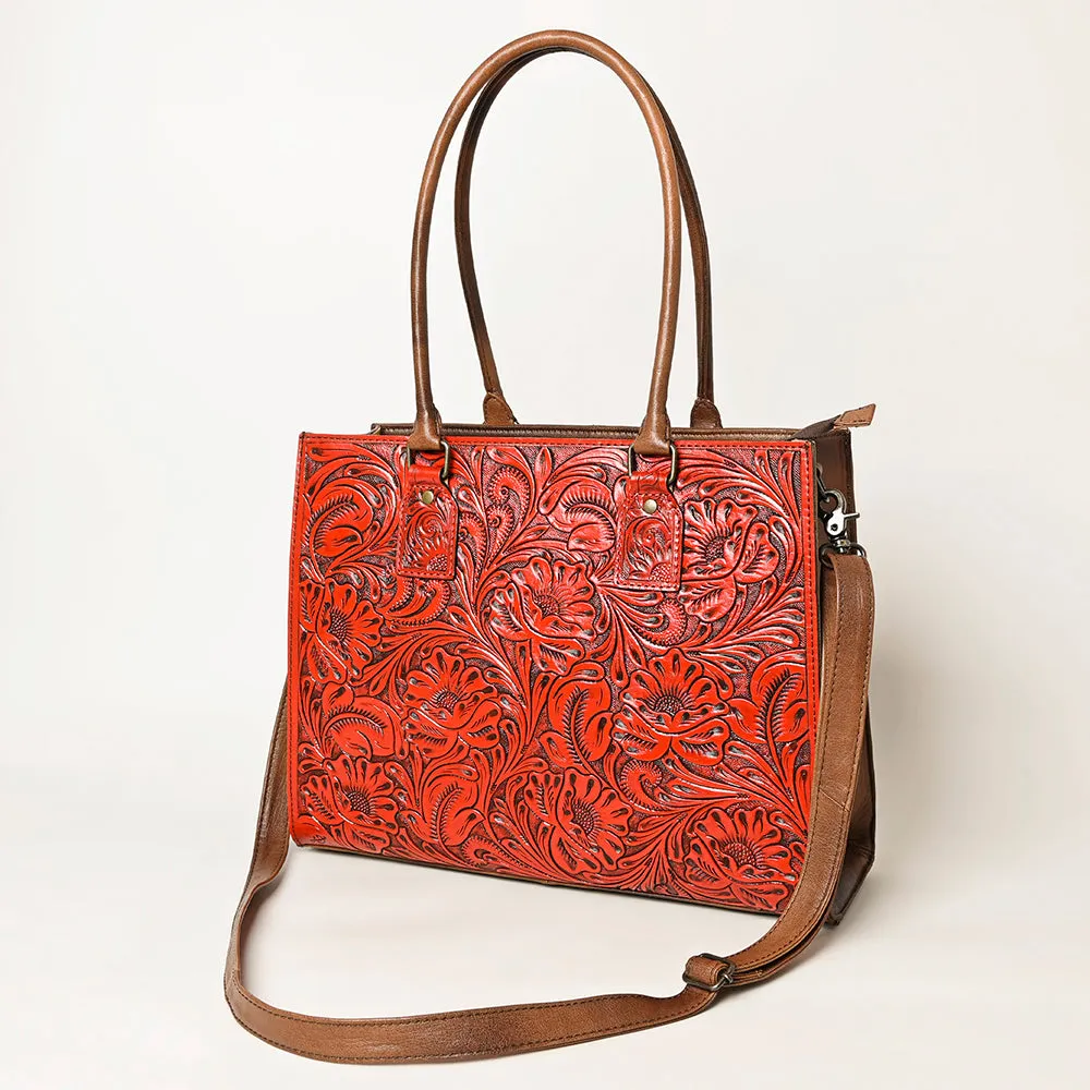American Darling ADBG1317 Hand Tooled Genuine Leather Women Bag Western Handbag Purse