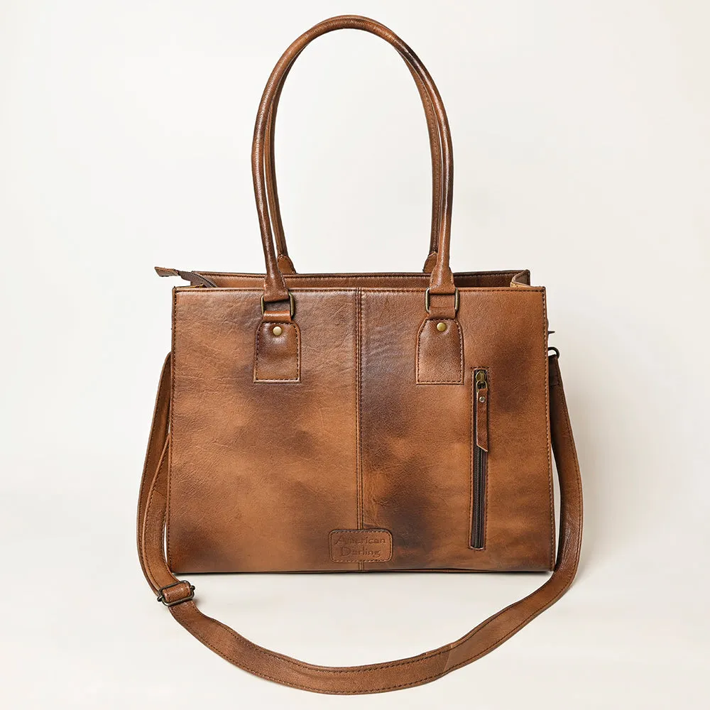 American Darling ADBG1317 Hand Tooled Genuine Leather Women Bag Western Handbag Purse
