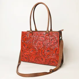 American Darling ADBG1317 Hand Tooled Genuine Leather Women Bag Western Handbag Purse
