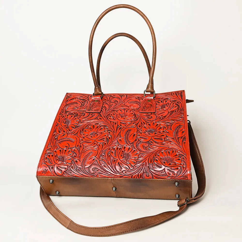 American Darling ADBG1317 Hand Tooled Genuine Leather Women Bag Western Handbag Purse