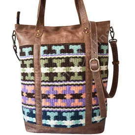 American Darling ADBG276 Tote Saddle Blanket Genuine Leather Women Bag Western Handbag Purse