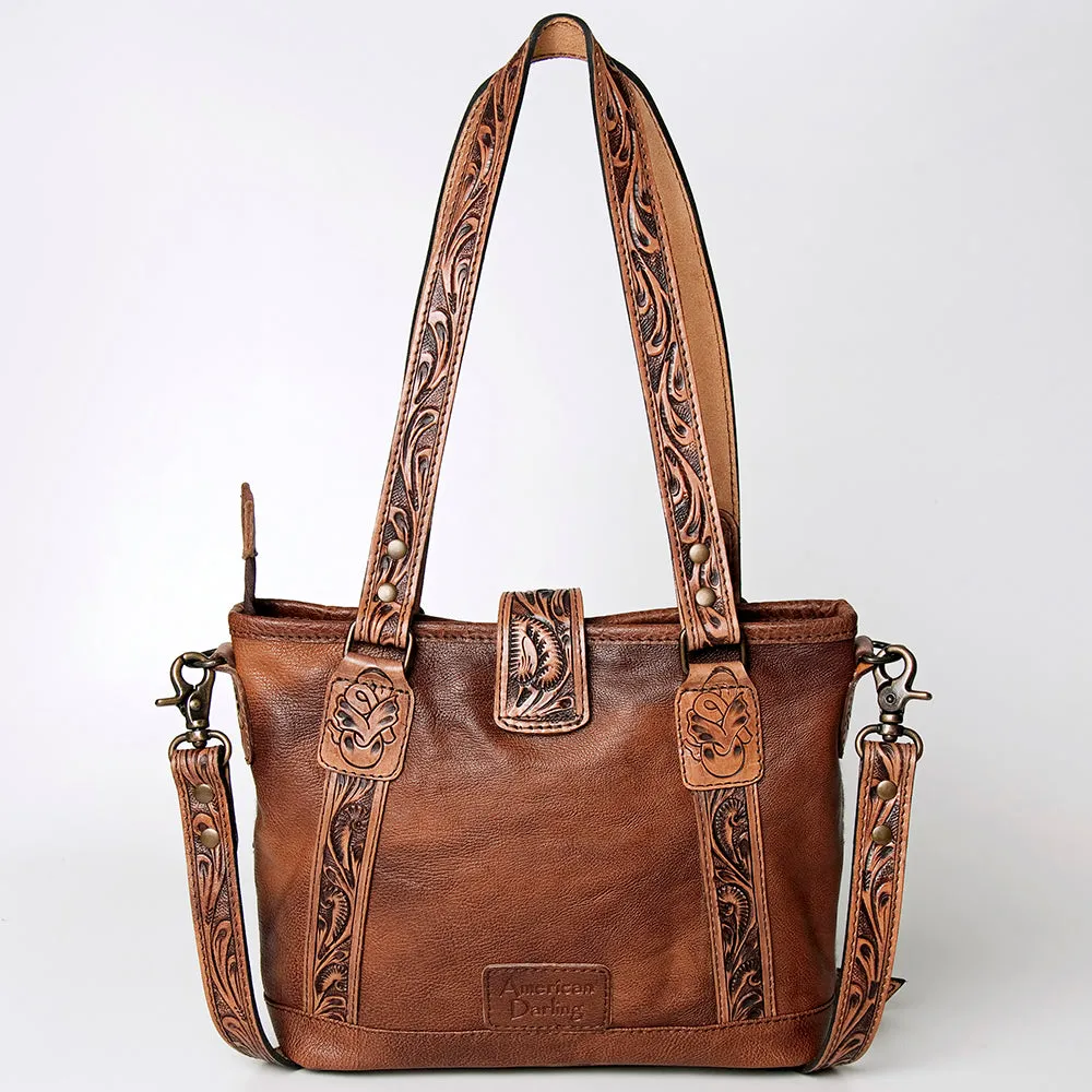 American Darling ADBG773 Tote Saddle Blanket Genuine Leather Women Bag Western Handbag Purse