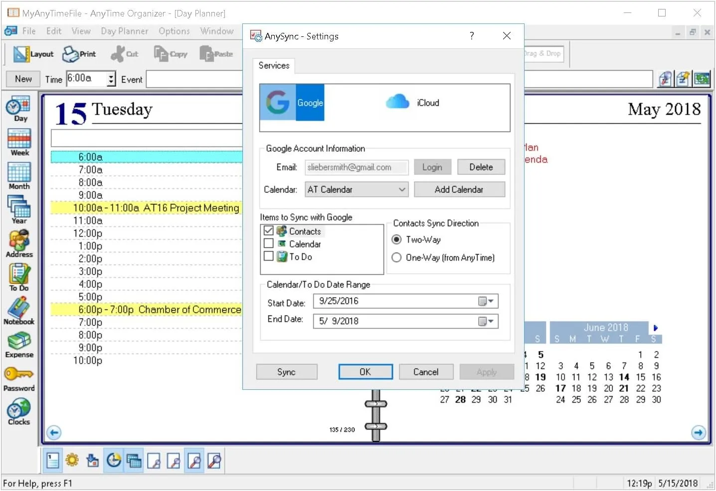 AnyTime Organizer Deluxe 16 - Organize Your Calendar, To-Dos and Contacts!