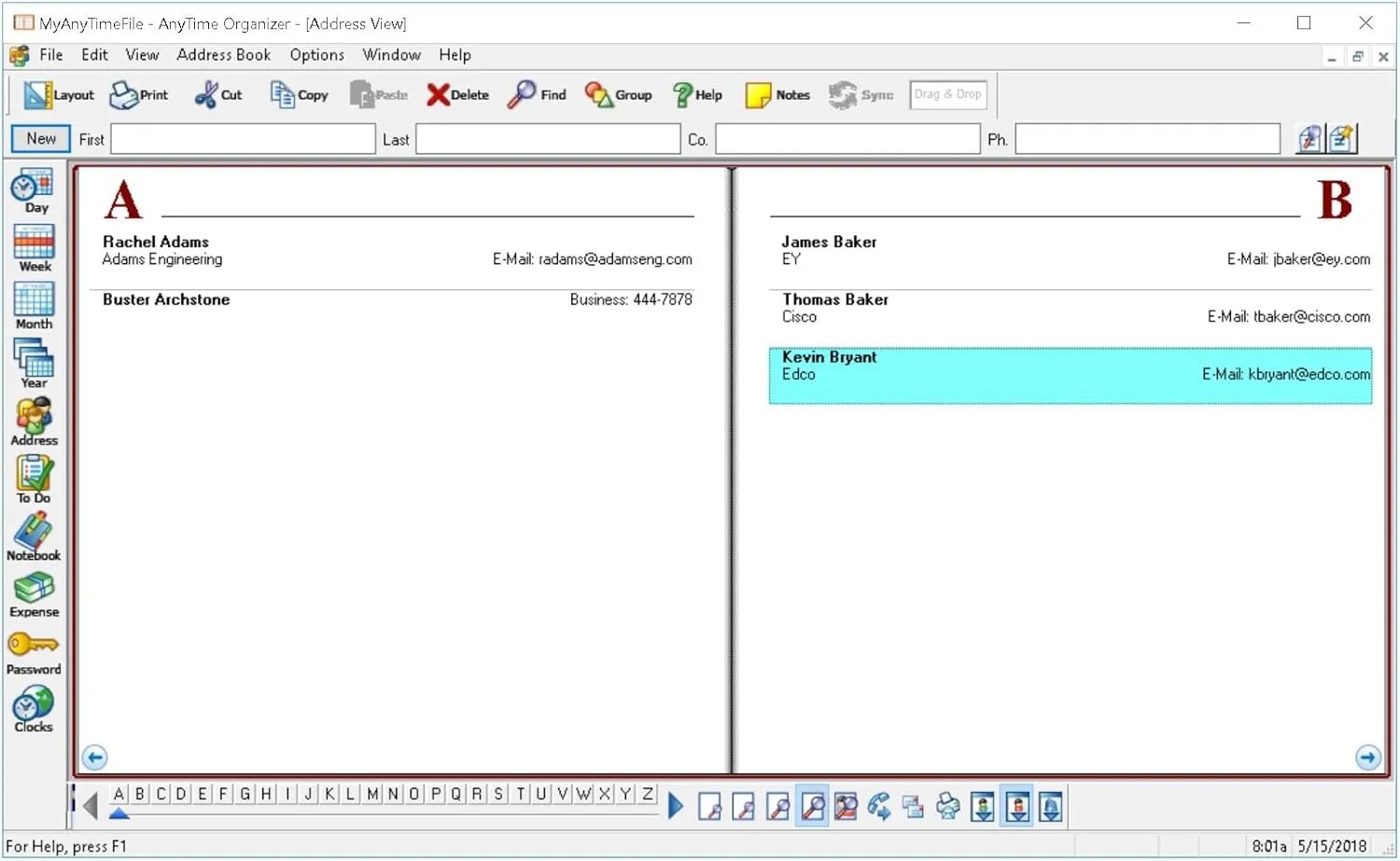 AnyTime Organizer Deluxe 16 - Organize Your Calendar, To-Dos and Contacts!