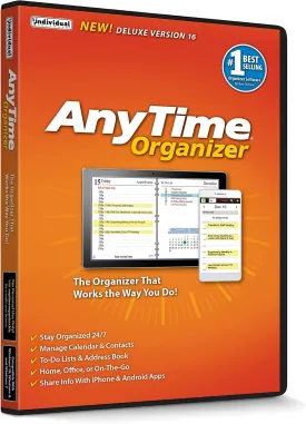 AnyTime Organizer Deluxe 16 - Organize Your Calendar, To-Dos and Contacts!