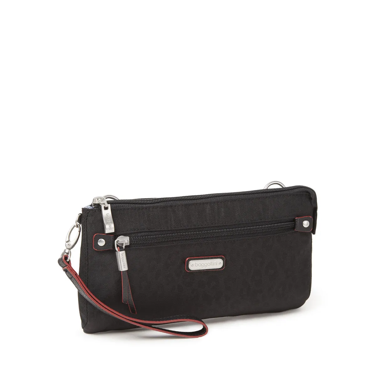 Baggallini RFID Transit Bagg - Black Cheetah