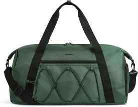 BAGSMART Gym Bag for Men Women, Sports Travel Duffel Bag With Shoe Compartment & Wet Pocket, Carry On Weekender Duffel Bag, Water Resistant Sports Gym Tote Bags Swimming Yoga Workout - Green