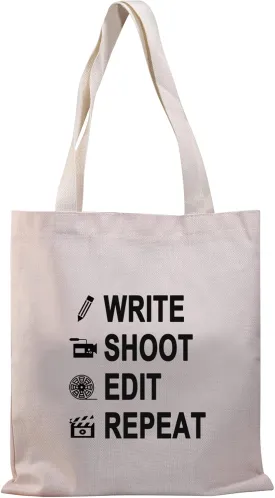 BDPWSS Write Shoot Edit Repeat Filmmaker Film Director Gift Funny Filmmaking Gift For Movie Buff Script Writer Gift (Write shoot edit TG)