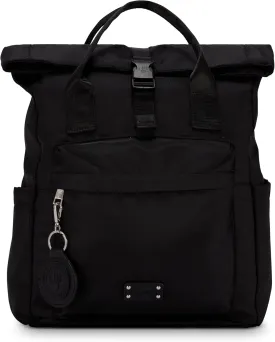 BEARPAW Women's Backpack - Professional Laptop Backpack for Women | Cute Travel & College Bag, Double Handle Design, Black