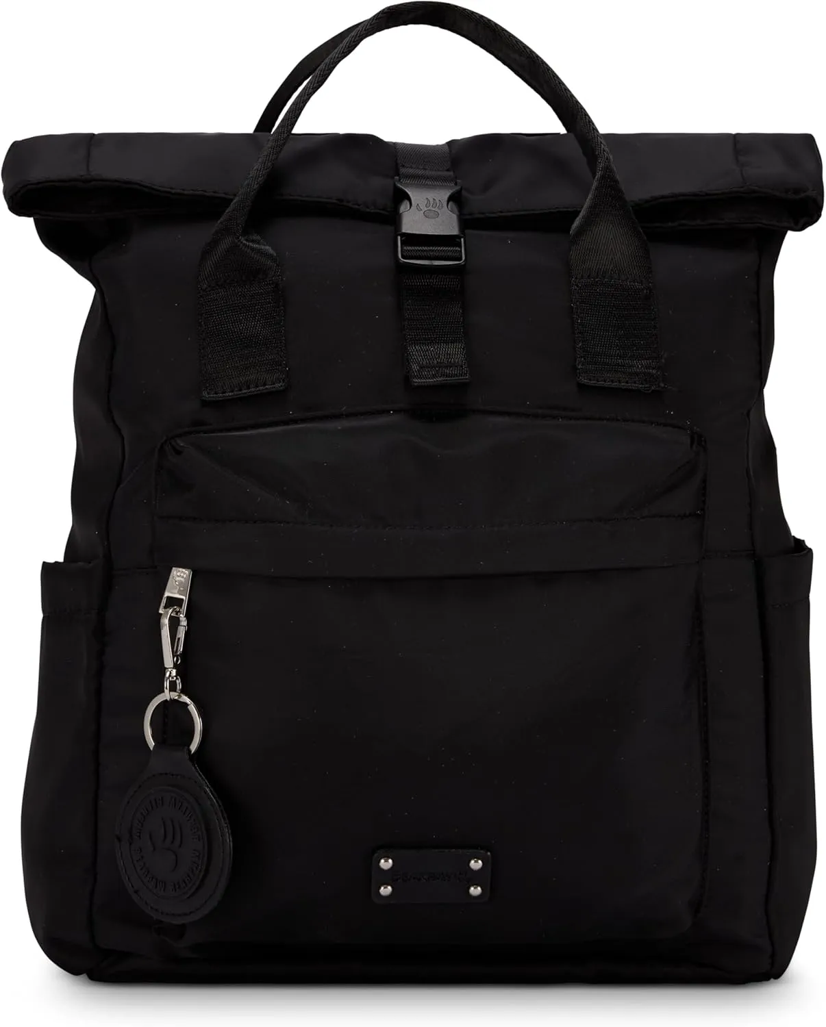 BEARPAW Women's Backpack - Professional Laptop Backpack for Women | Cute Travel & College Bag, Double Handle Design, Black