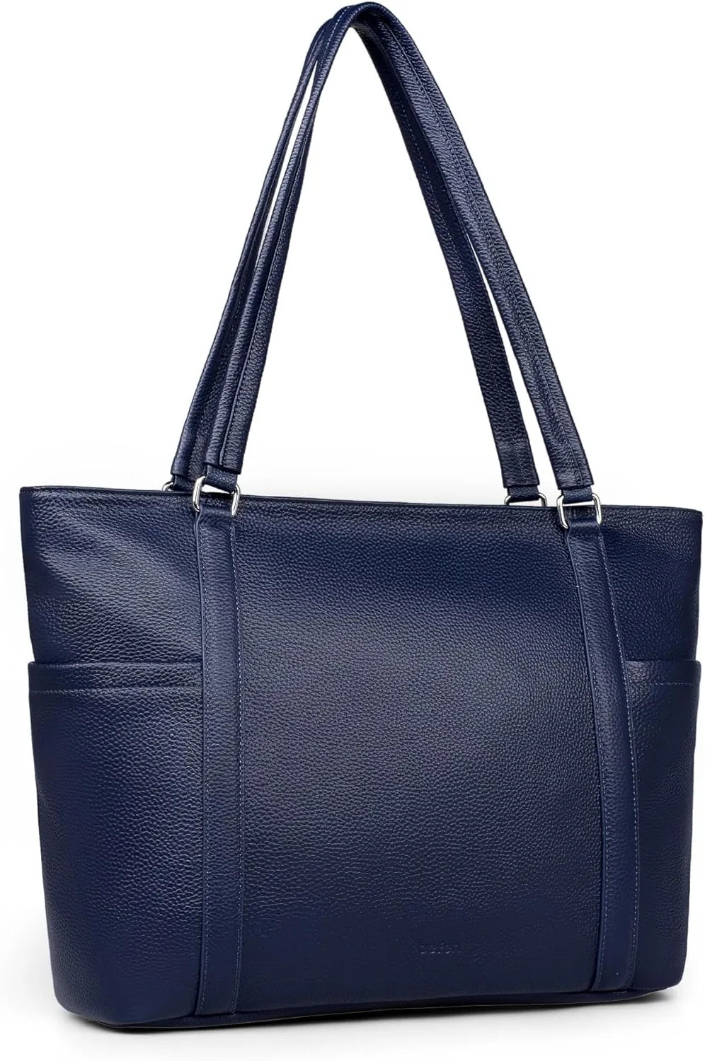 befen Genuine Leather Work Tote Bag for Women Laptop Shoulder Bags Womens Travel Purses Satchel Handbags with Compartments