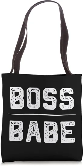 Boss Babe Funny Business Woman Independent Entrepreneur Tote Bag