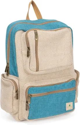 Canvas Backpack for Women Travel Backpack for Men Vintage Bookbag Style for Casual Daypack Backpacks (Blue-D)