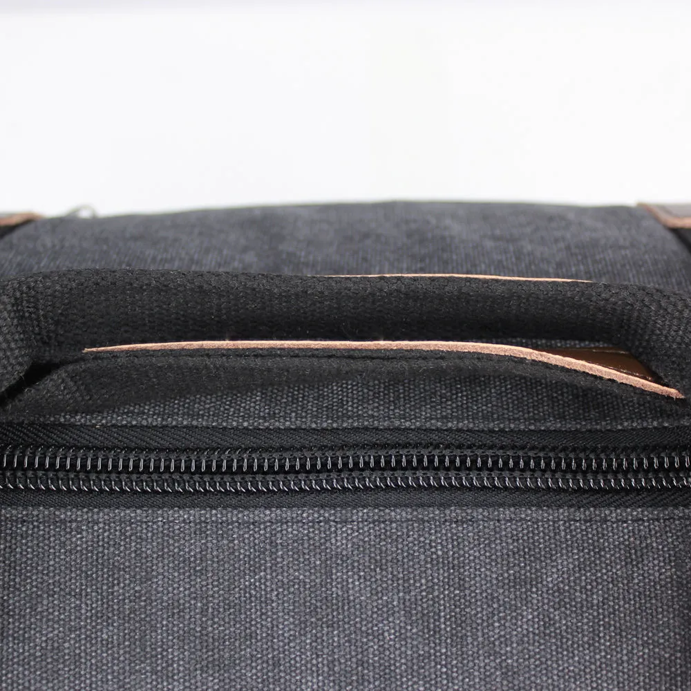Canvas Duffle Bag Messenger Duffel Shoulder Vintage Sport Gym School Mens Travel