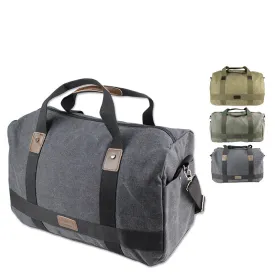 Canvas Duffle Bag Messenger Duffel Shoulder Vintage Sport Gym School Mens Travel