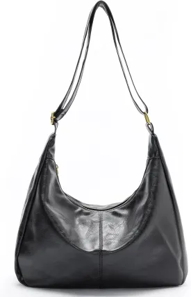 celestina Hobo Bags for Women, Ultra Soft Foldable Vegan Leather Shoulder Handbag, Stylish Slouchy Tote Purses
