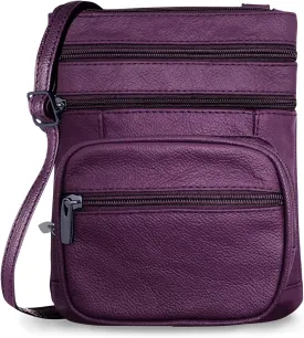 Ciana Genuine Leather Cross Body Bags Purse for Women, Purses Women's Shoulder Sling Handbags Soft Purse