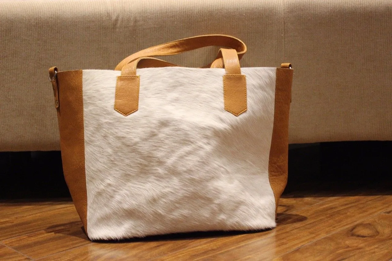 Cowhide Leather Tote Satchel Shoulder Handbag Lady Hobo Shopping Purse