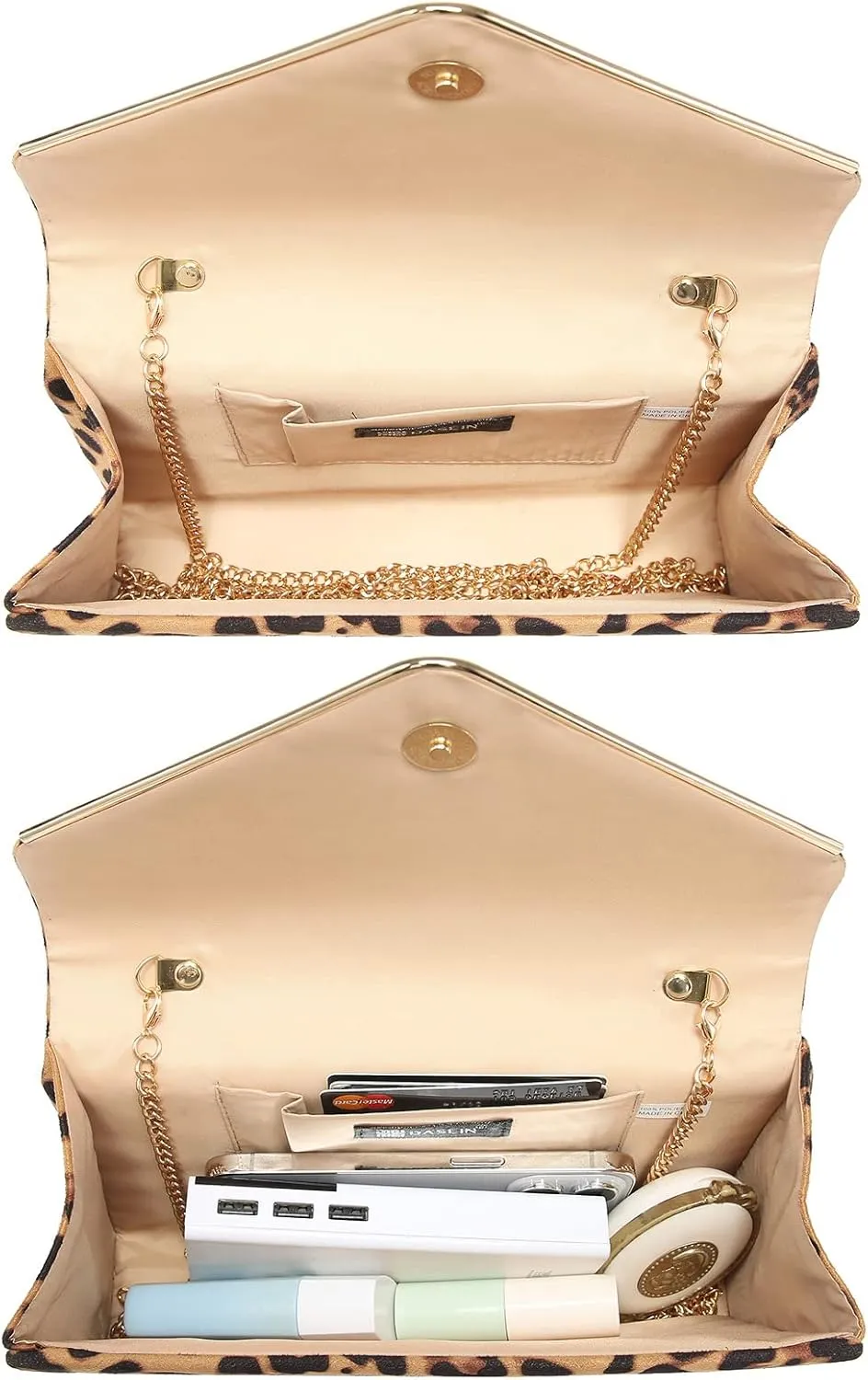 Dasein Women Faux Suede Evening Clutch Bags Formal Party Clutches Wedding Purses Cocktail Prom Clutches