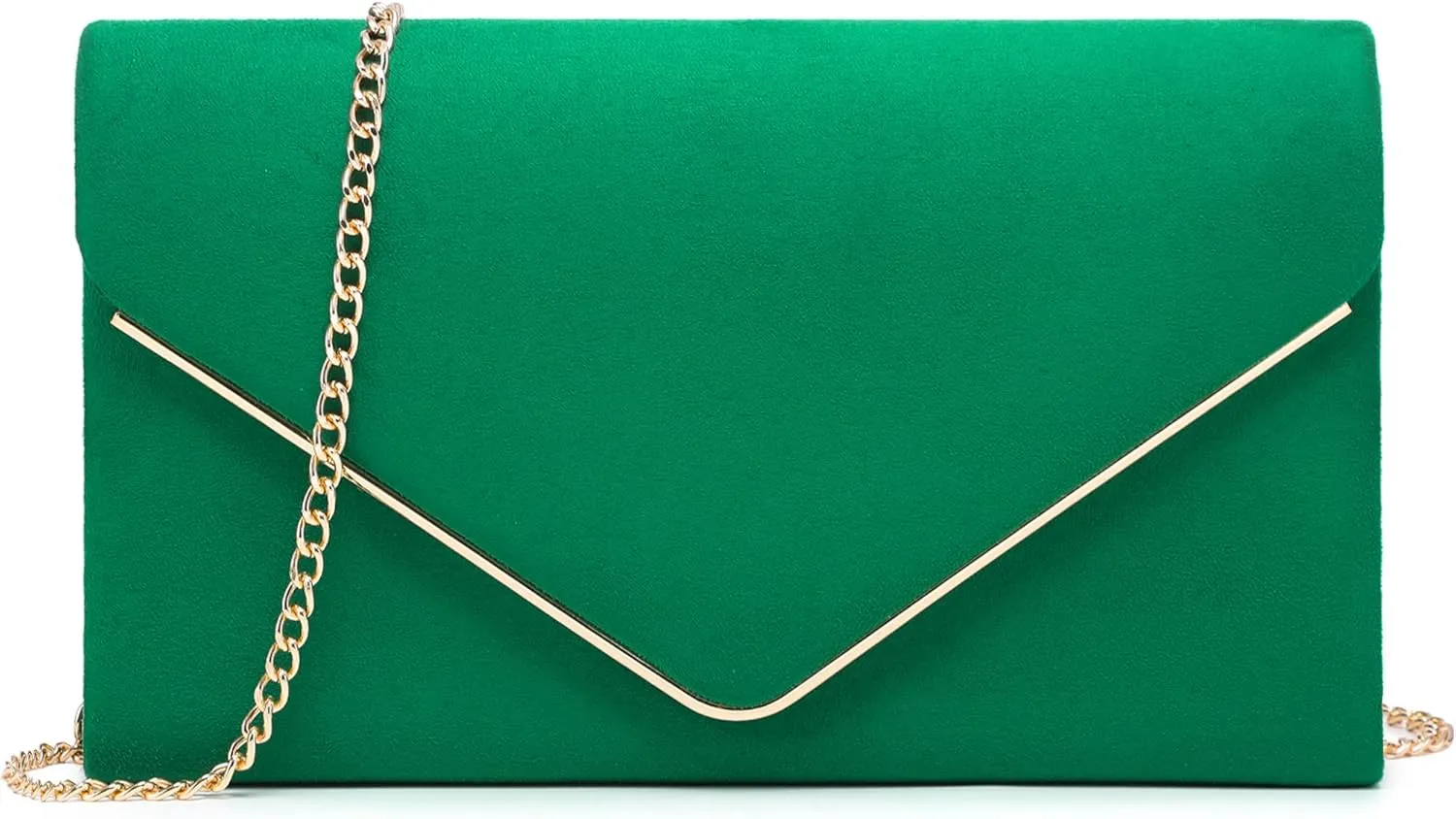 Dasein Women Faux Suede Evening Clutch Bags Formal Party Clutches Wedding Purses Cocktail Prom Clutches