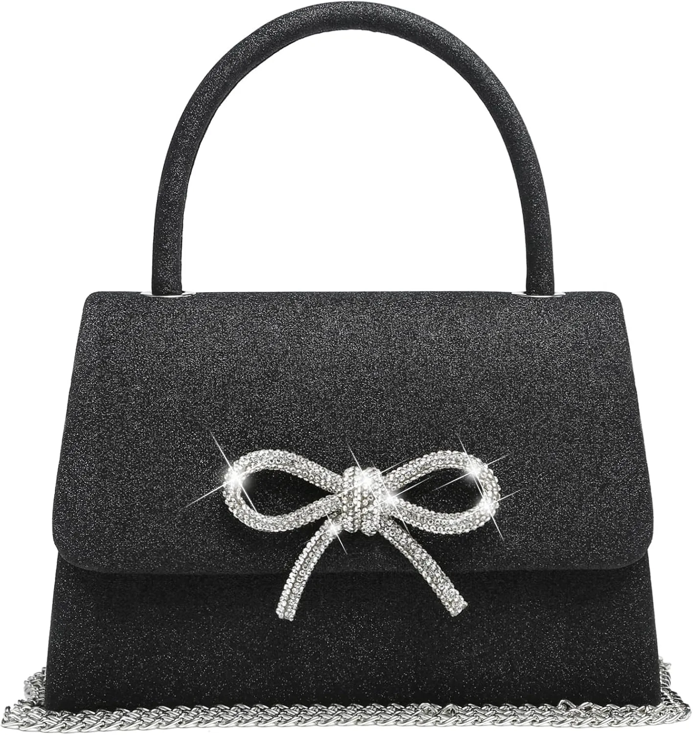 Dasein Women's Evening Bag Party Clutches Wedding Purses Cocktail Prom Handbags with Frosted Glittering