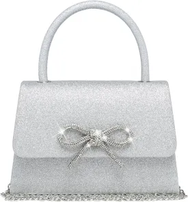 Dasein Women's Evening Bag Party Clutches Wedding Purses Cocktail Prom Handbags with Frosted Glittering