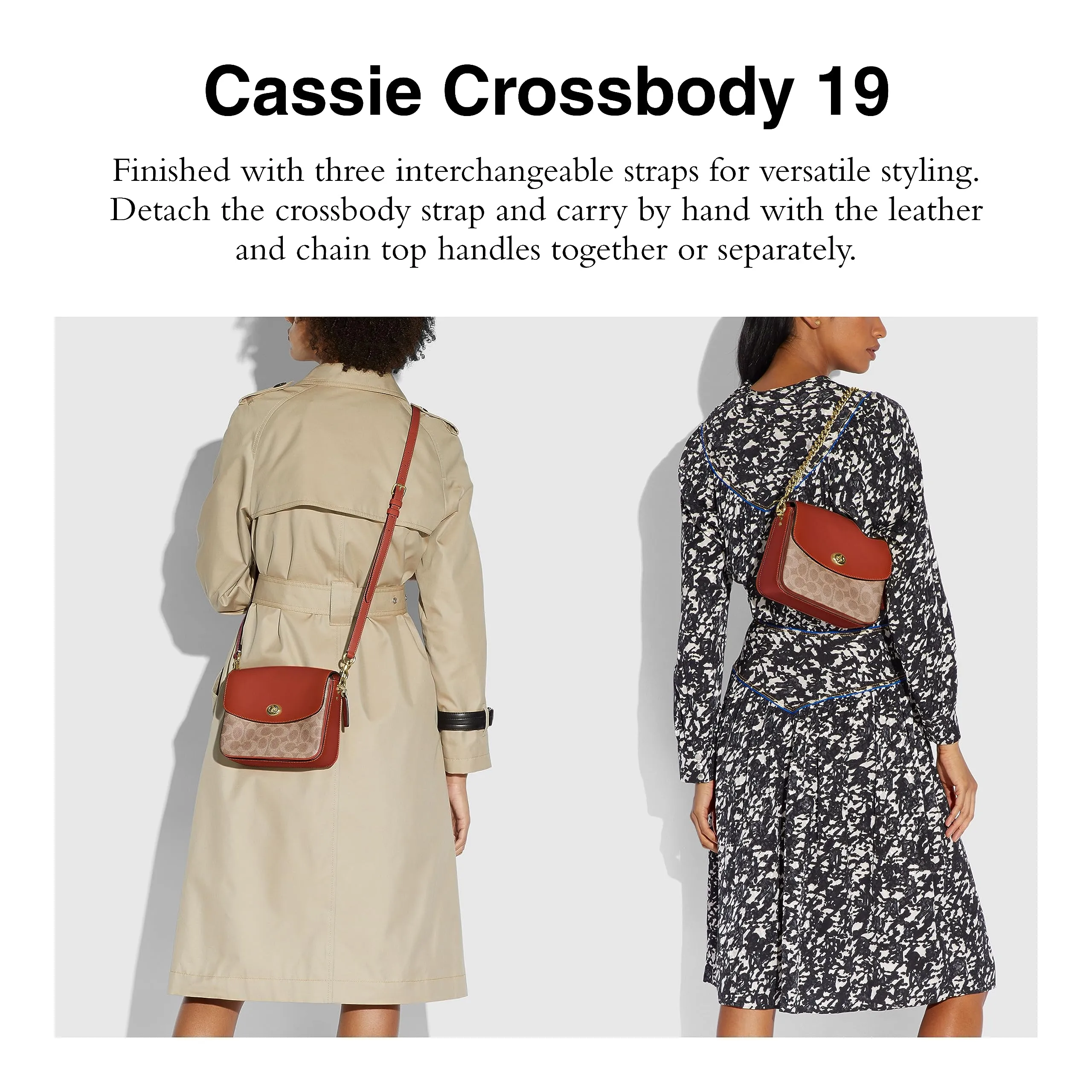 Embrace Timeless Elegance with the COACH Cassie Crossbody 19 in Tan Rust