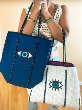 Eye of Artists Super Roomy Neoprene Tote Bag and Pouch Set