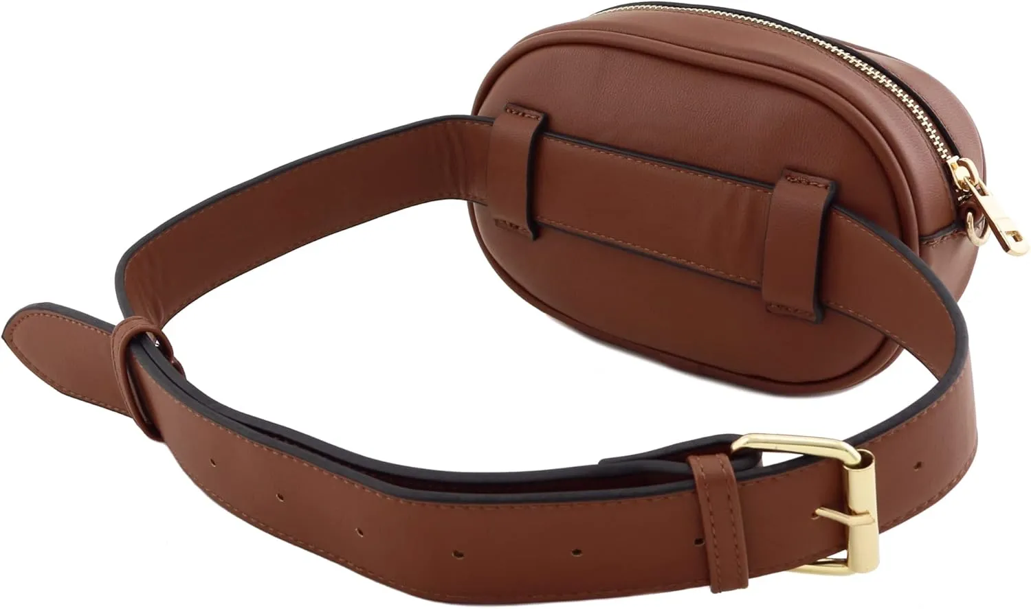 FashionPuzzle Quilted Small Versatile Purse Fanny Pack Waist Bag Crossbody