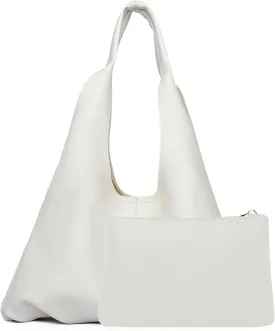 Faux Leather Hobo Bag for Women Large PU Leather Slouchy Bag with Small Purse Soft Crossbody Bags Tote Shoulder Bag