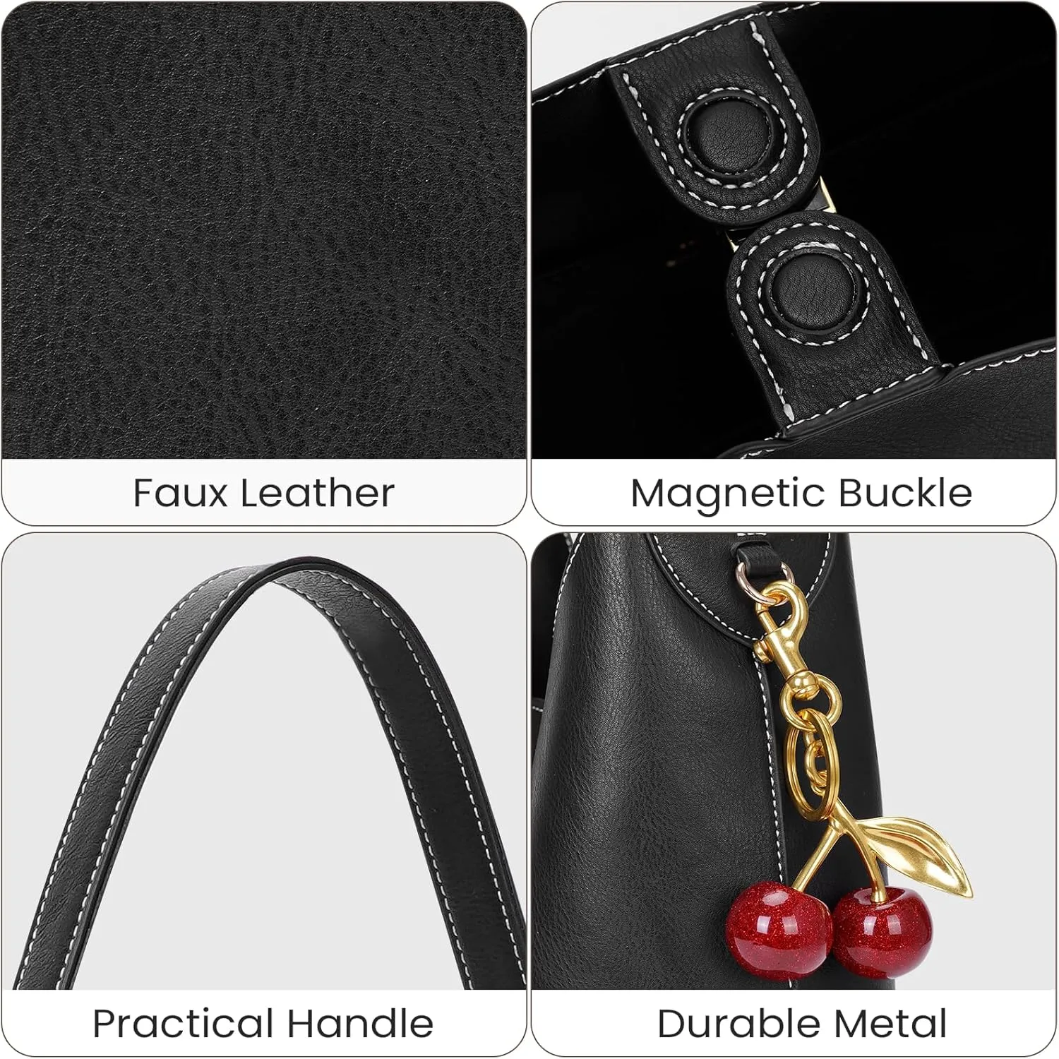 Faux Suede Hobo Bags Vegan Leather Shoulder Bag Tote for Women Medium Slouchy Designer Handbags Purses Fall Fashion