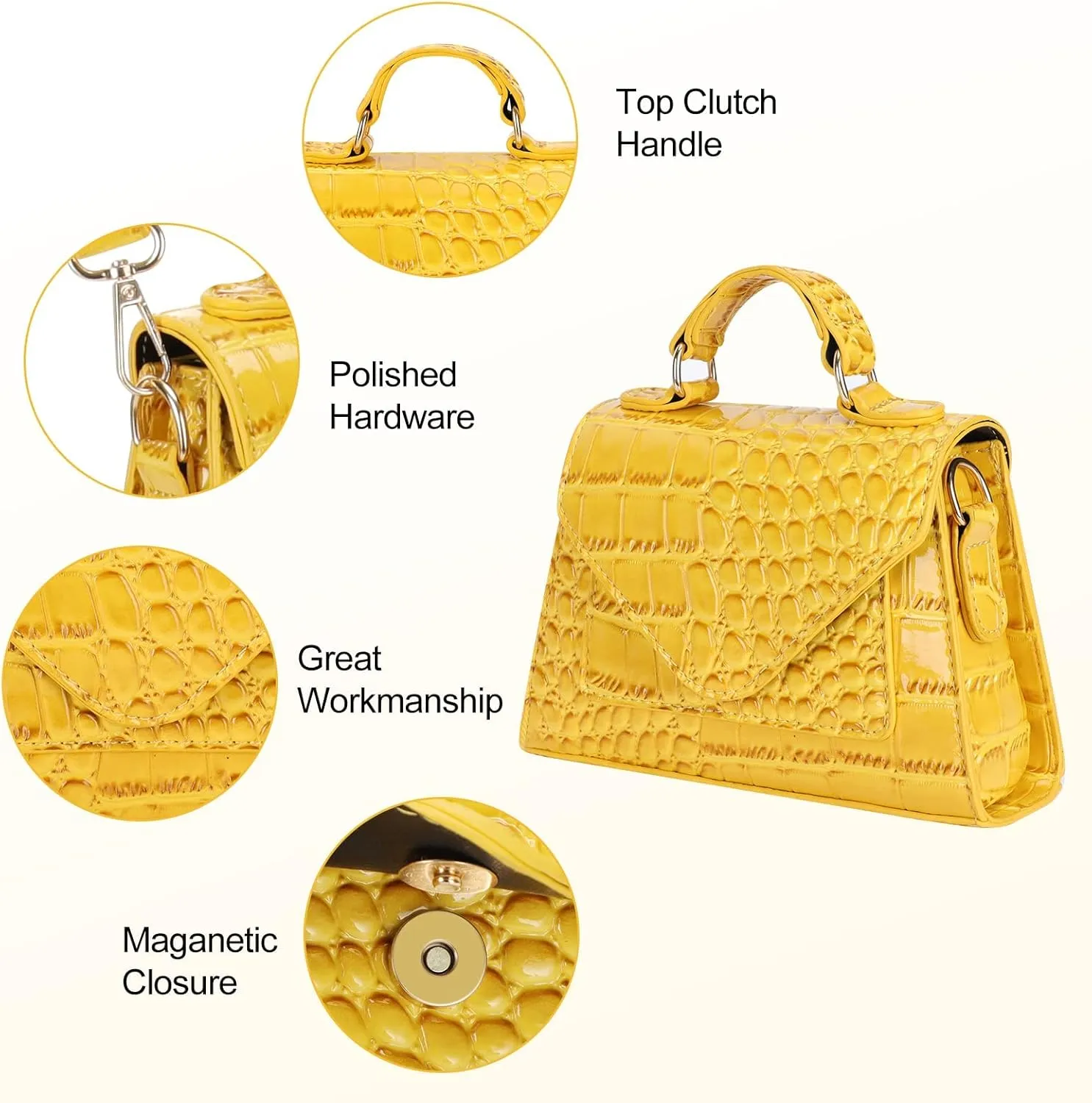 FRANSHION Handbags - Mini & Cute Small Crossbody Bags for Women, Trendy