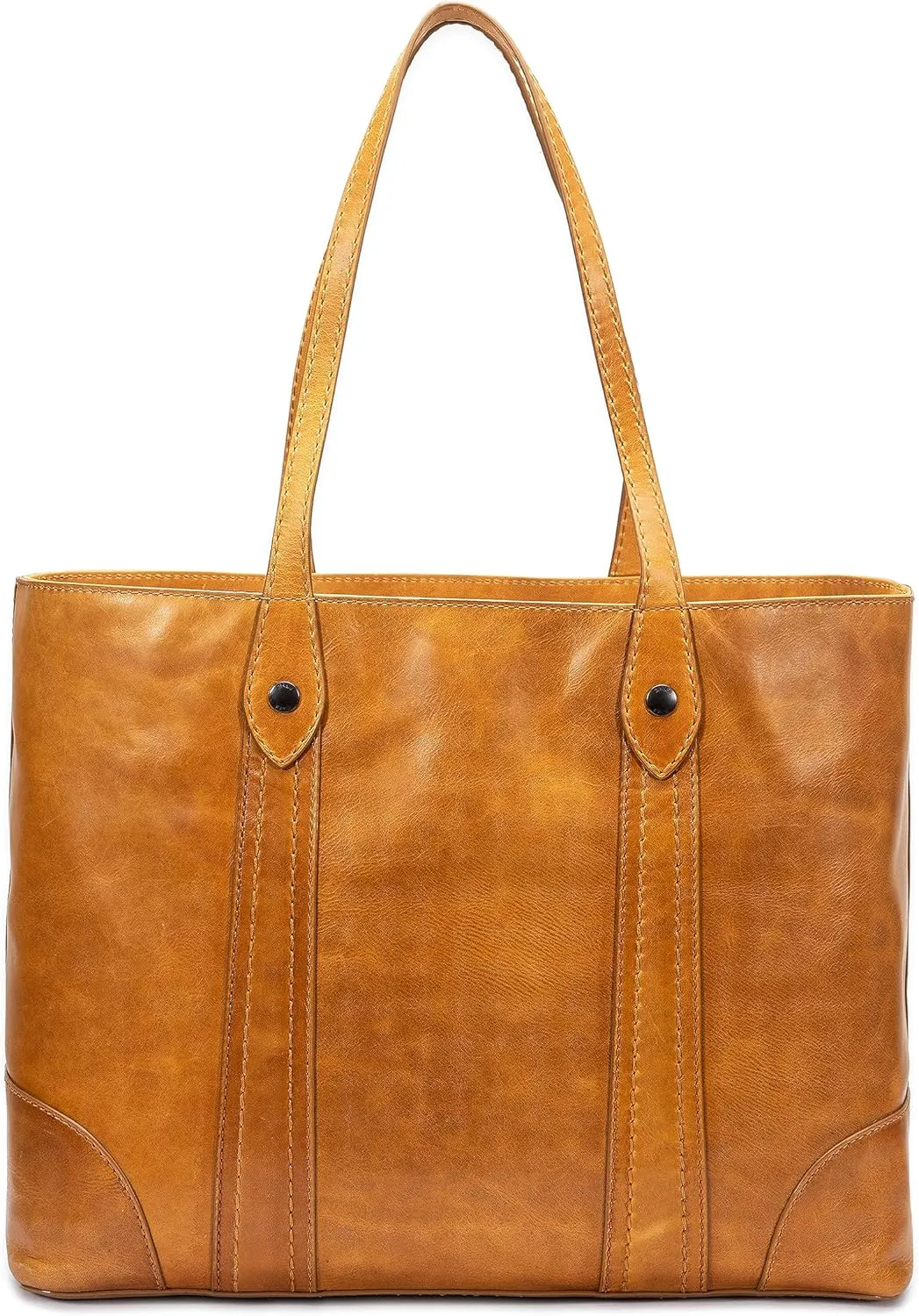 Frye Women's Melissa Shopper Tote Bag, Stylist Large Handbag with Adjustable Strap & Pockets