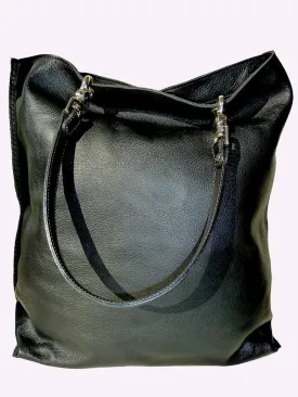Gajumbo Tote Bag Napa Leather Black