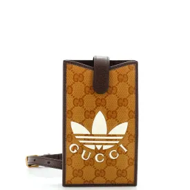 GUCCI x adidas Phone Crossbody Bag GG Coated Canvas