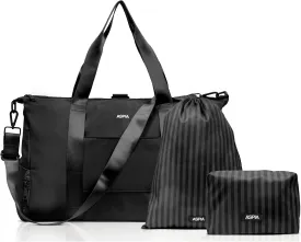 Gym Bag for Women - 3-in-1 Duffle with Laptop & Yoga Mat Space, Personal Item Travel Bag with Shoe Compartment, Luggage Sleeve & Toiletries Pouch, Stylish Weekender & Carry On