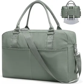 Gym Bag for Women, Carry on Weekender Overnight Bag, Travel Duffel Bags with Trolley Sleeve, Personal Item Travel Bag Tote Bag Workout Dance Bag