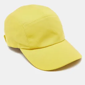 Herm&egrave;s Yellow H Embroidered Cotton Cap Size 59