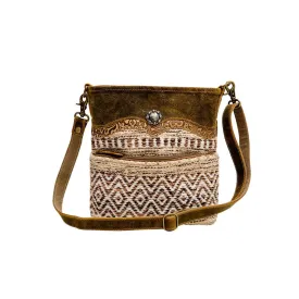 Hispad Tweed Western Tote Shoulder Bag