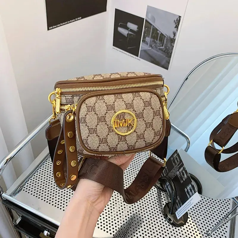 Hot Selling Women's Bags Women's Bags 2024 New Hot Selling Women's Chest Bags, Crossbody Bags, Versatile Wide Shoulder Straps, Women's Bags Trend