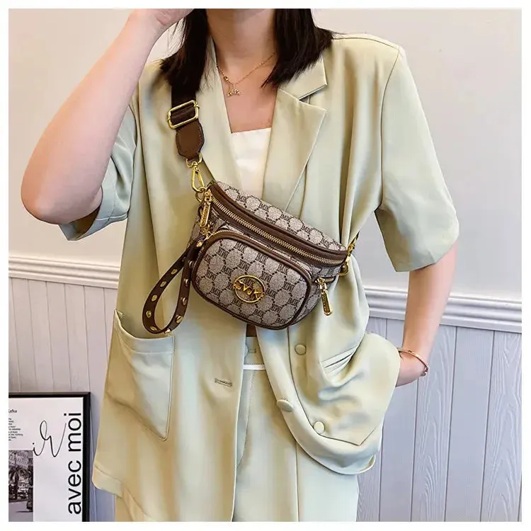 Hot Selling Women's Bags Women's Bags 2024 New Hot Selling Women's Chest Bags, Crossbody Bags, Versatile Wide Shoulder Straps, Women's Bags Trend