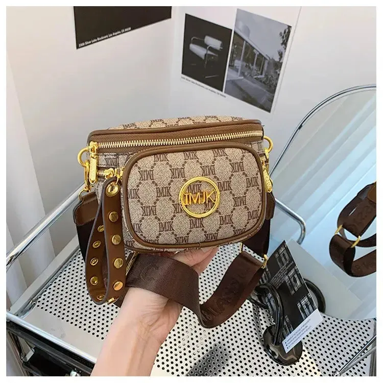 Hot Selling Women's Bags Women's Bags 2024 New Hot Selling Women's Chest Bags, Crossbody Bags, Versatile Wide Shoulder Straps, Women's Bags Trend
