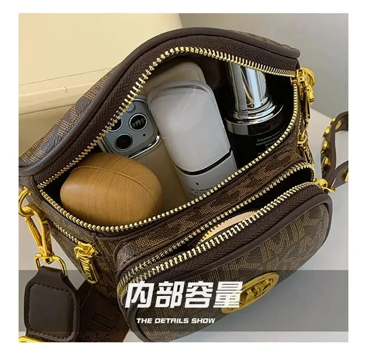 Hot Selling Women's Bags Women's Bags 2024 New Hot Selling Women's Chest Bags, Crossbody Bags, Versatile Wide Shoulder Straps, Women's Bags Trend